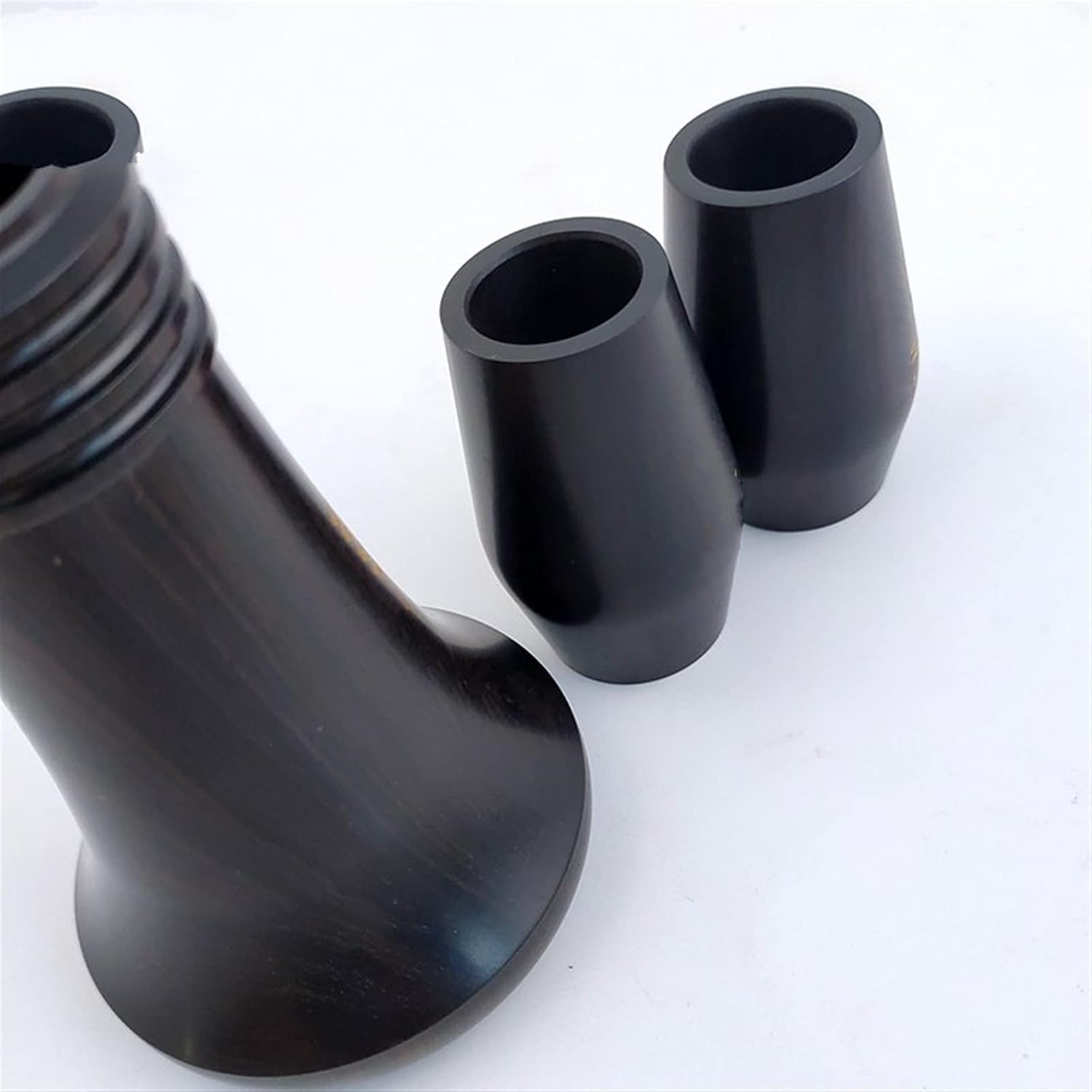 黒檀　花器 长方形の木彫黒檀透かしコウモリー小型の仏やミニ仏坛を付け香炉、